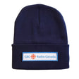 CBC Blue and White Long Logo Navy Cuff Tuque