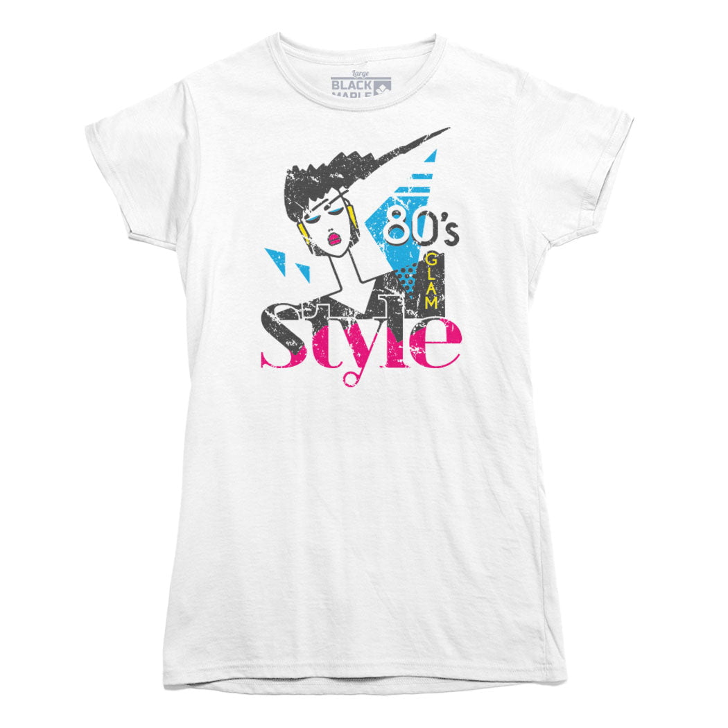 White shirt 80s style cheap
