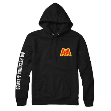 A&A Records Chest and Sleeve Print Sweatshirt and Hoodie