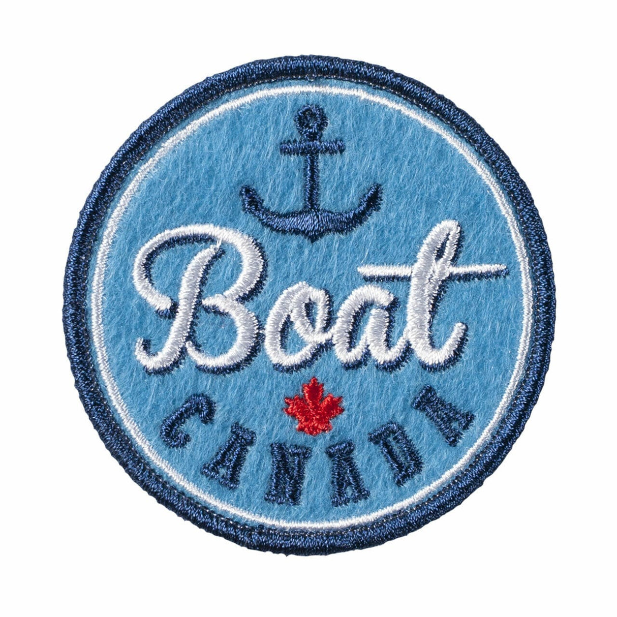 Boat Canada Iron On Patch