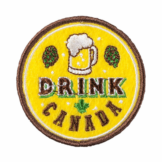 Drink Canada Iron On Patch
