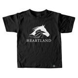 Amy and Spartan Silhouettes Heartland Kids T-shirt