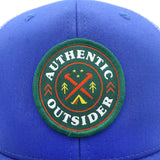 Authentic Outsider Royal Blue and White Trucker Cap