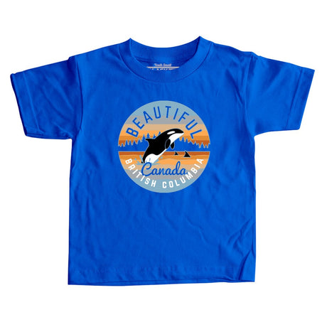 Beautiful BC Whale Kids T-shirt