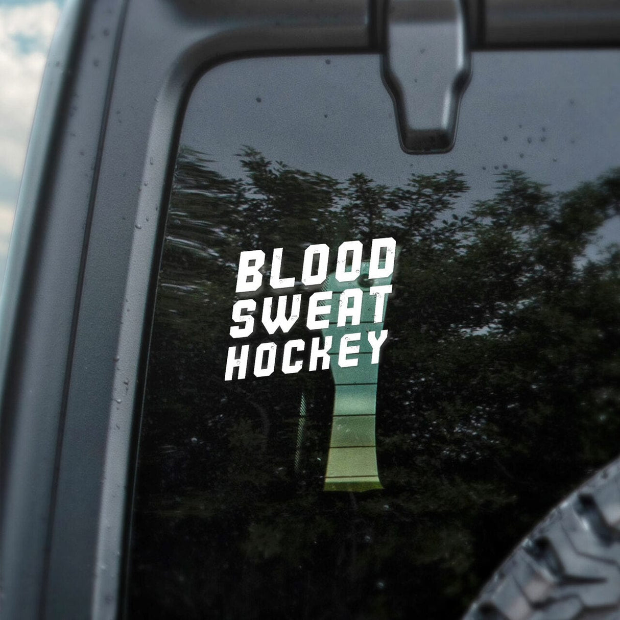 Blood Sweat Hockey Decal