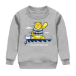 I Love Boatin Beary Much Kids Crewneck Sweatshirt