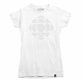 CBC Gem Logo Tone on Tone Womens T-shirt white