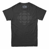 CBC Gem Logo Tone on Tone Men's T-shirt charcoal grey