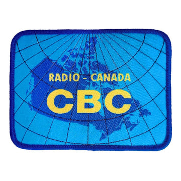 CBC Map Overlay Logo 1958-1966 Iron on Patch