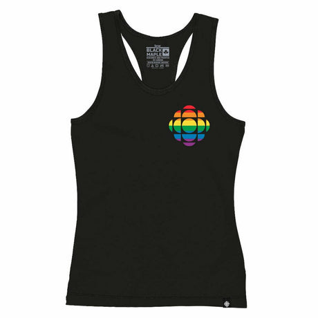 CBC Pride Gem Logo Chest Womens Tanktop Black