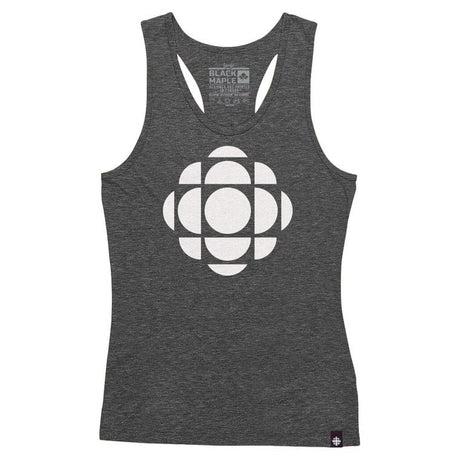 CBC Radio Canada White Gem Logo Womens Tanktop