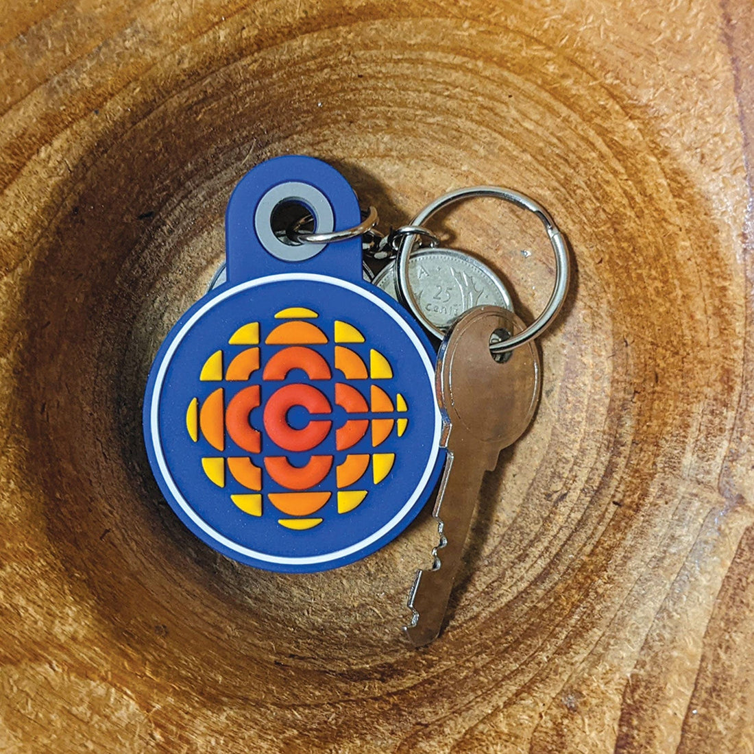 CBC Radio Canada 1974 Vintage Logo 3D PVC Keychain
