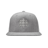 CBC Gem Logo Tone on Tone Sports Grey Snapback Cap