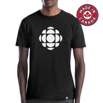 CBC White Gem Logo - Made in Canada T-shirt