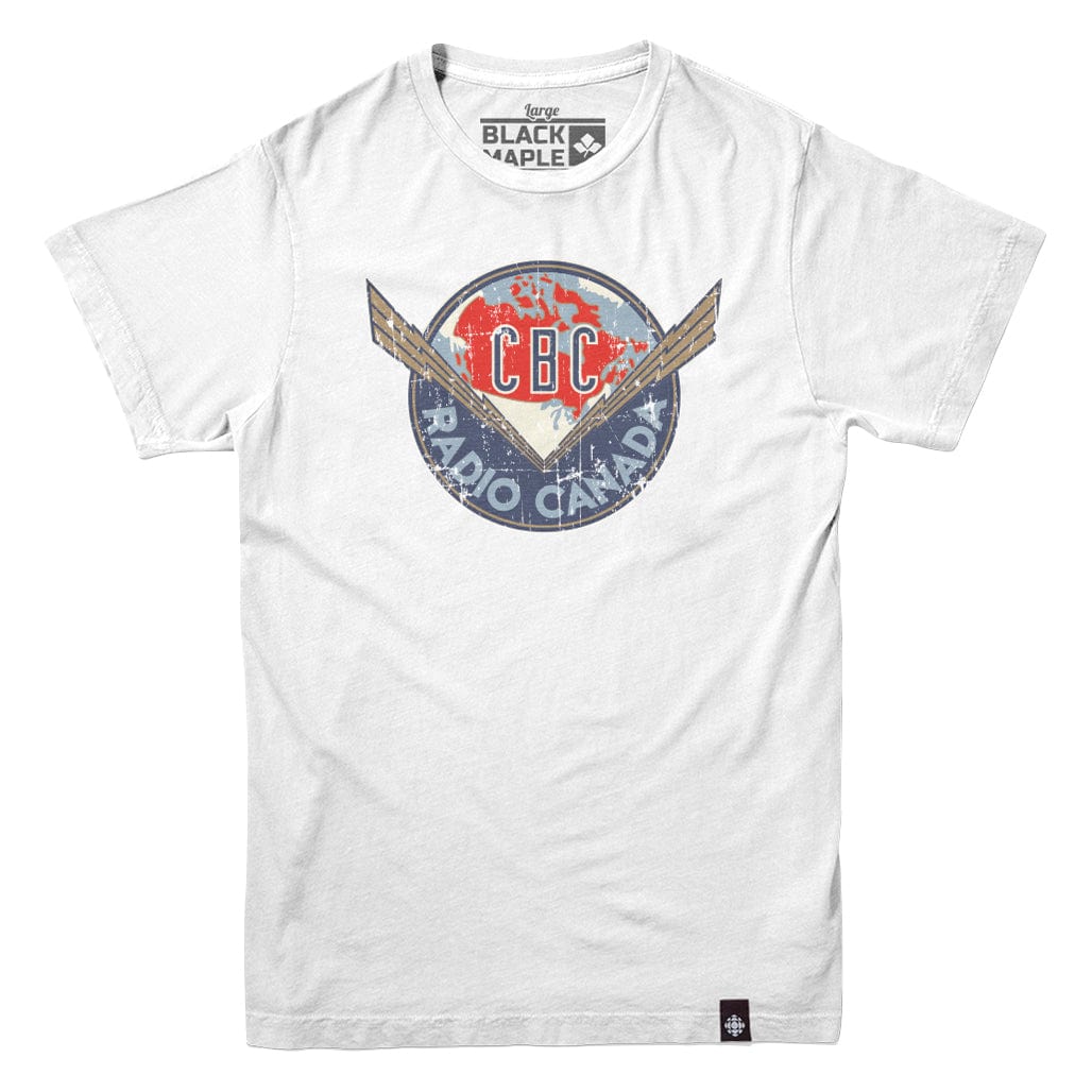 CBC 1940-58 Textured Logo Men T-Shirt White