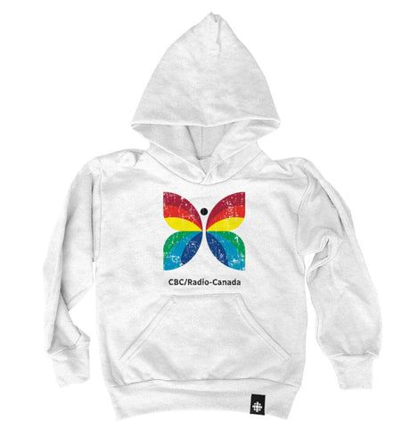 CBC 1966-74 Butterfly Logo White Youth Pullover Hoodie