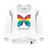 CBC 1966-74 textured Butterfly logo White Youth Crewneck Sweater