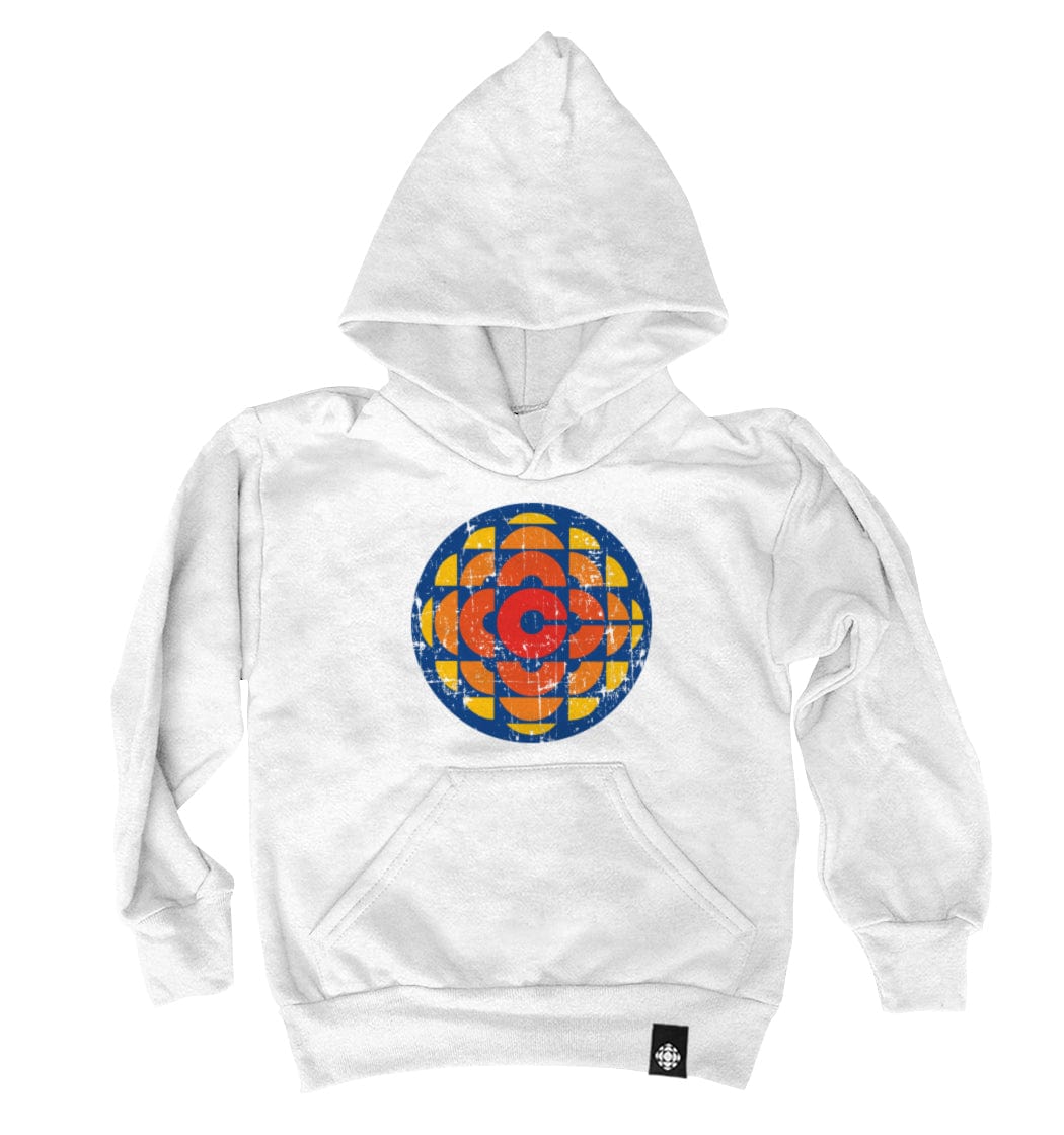 CBC 1974-86 Logo White Youth Pullover Hoodie