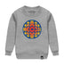 CBC 1974-86 textured logo Athletic Grey Youth Crewneck Sweater