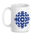 CBC Vintage Blue Gem Logo Mug