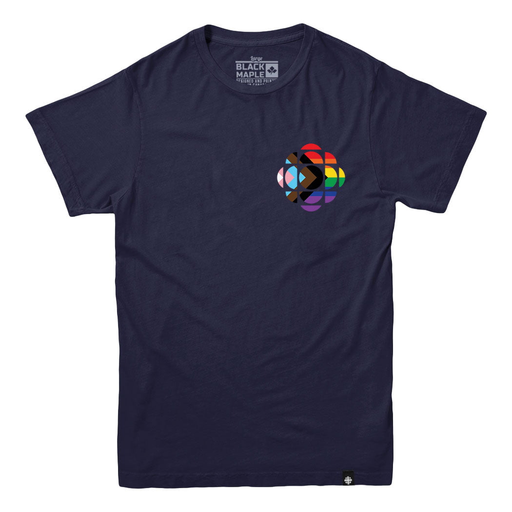 CBC Progress Pride Gem Left Chest Logo T-shirt