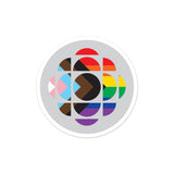 CBC Progress Pride Gem Logo Vinyl Sticker