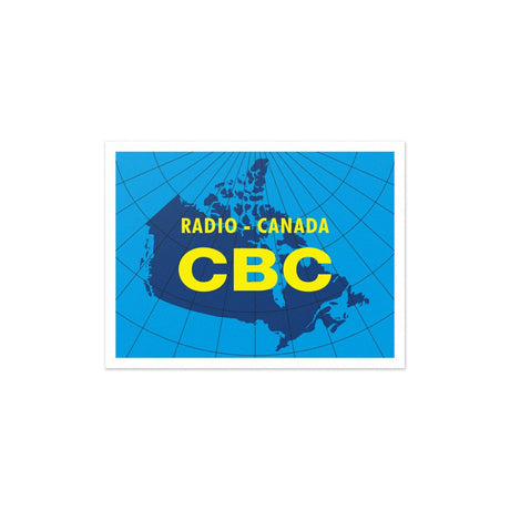 CBC Vintage Map Logo Vinyl Sticker