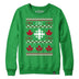 CBC Canadian Broadcasting Corporation Holiday Sweater Green