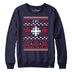 CBC Canadian Broadcasting Corporation Holiday Sweater Navy