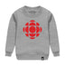 CBC Red Gem Athletic Grey Youth Crewneck Sweater