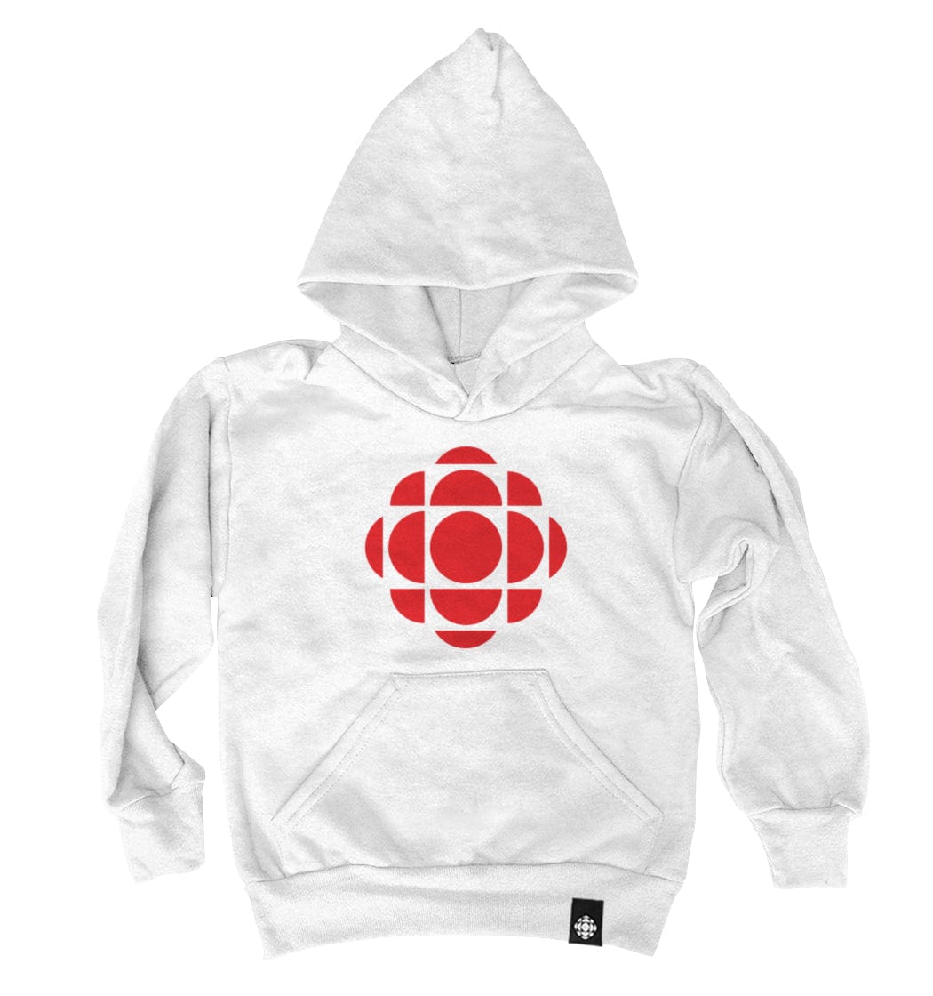 CBC Red Gem Logo White Youth Pullover Hoodie