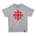 CBC Red Logo Kids Sports Grey T-Shirt