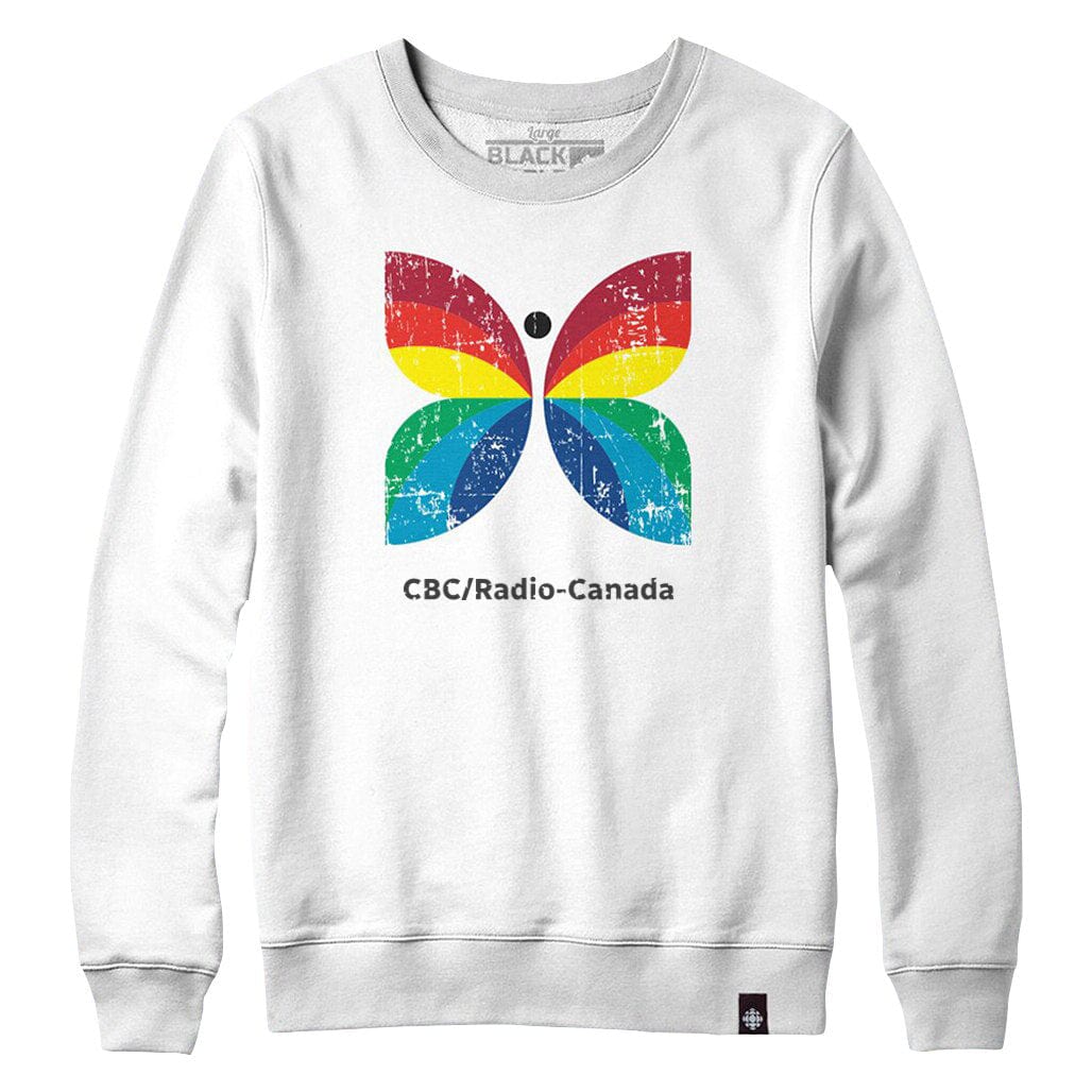 Hoodie with top butterfly logo