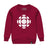 CBC White Gem Cardinal Youth Crewneck Sweater