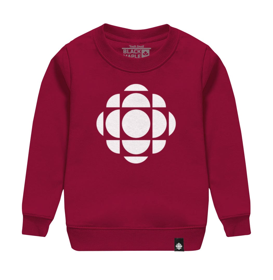 CBC White Gem Cardinal Youth Crewneck Sweater