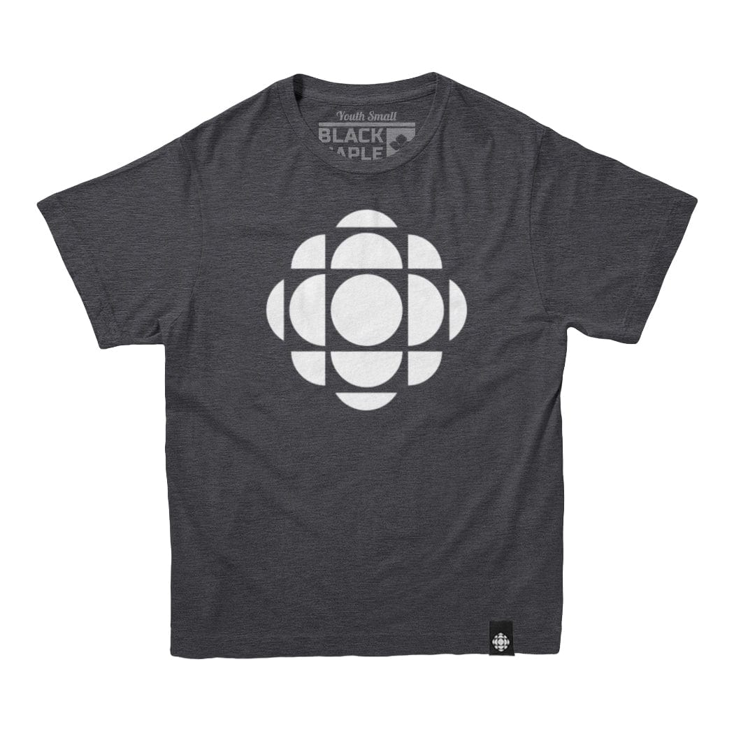 CBC White Gem Charcoal Heather Tee Youth