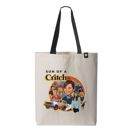CBCs Son Of a Critch Graphic Canvas Tote Coloured Handle