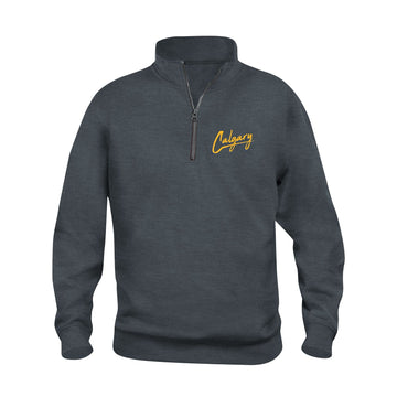 Calgary Signature 1/4 Zip Sweatshirt