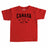 Canada Moose Est 1867 Kids T-shirt Red
