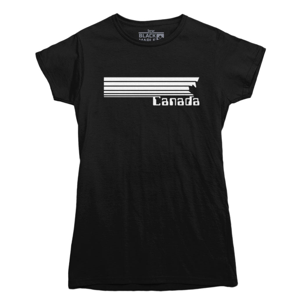 Canada 80s Retro Stripe T-shirt – Black Maple Trading Co.