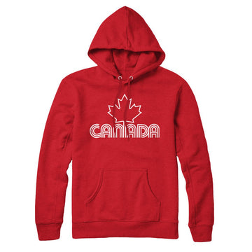 Canada Day Retro Design Sweatshirt and Hoodie