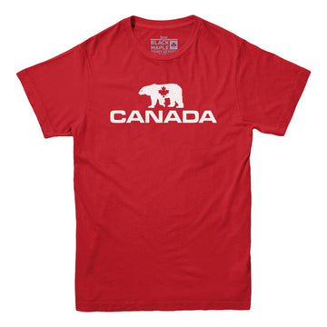 Canada Polar Bear Design T-shirt