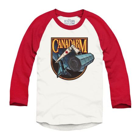 Canadarm Illustration Raglan Baseball Shirt