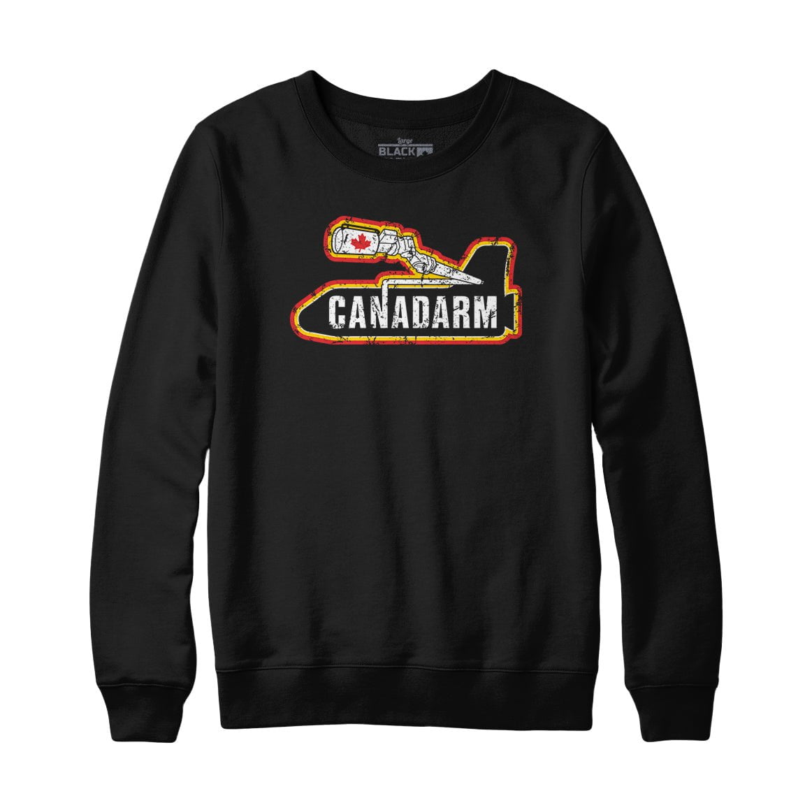 Canadarm Logo Sweatshirt and Hoodie – Black Maple Trading Co.