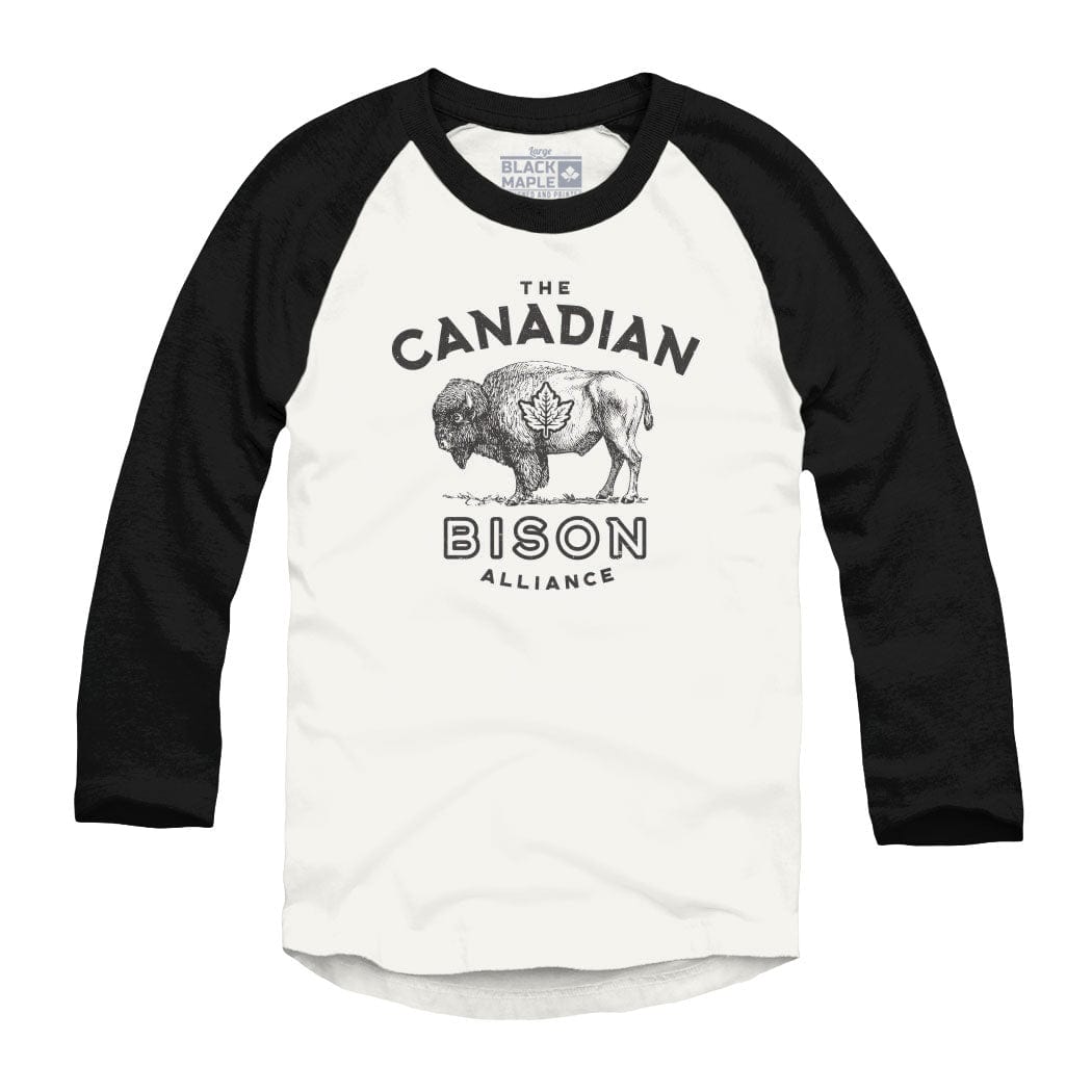 Canadian Bison Alliance Raglan Baseball Shirt
