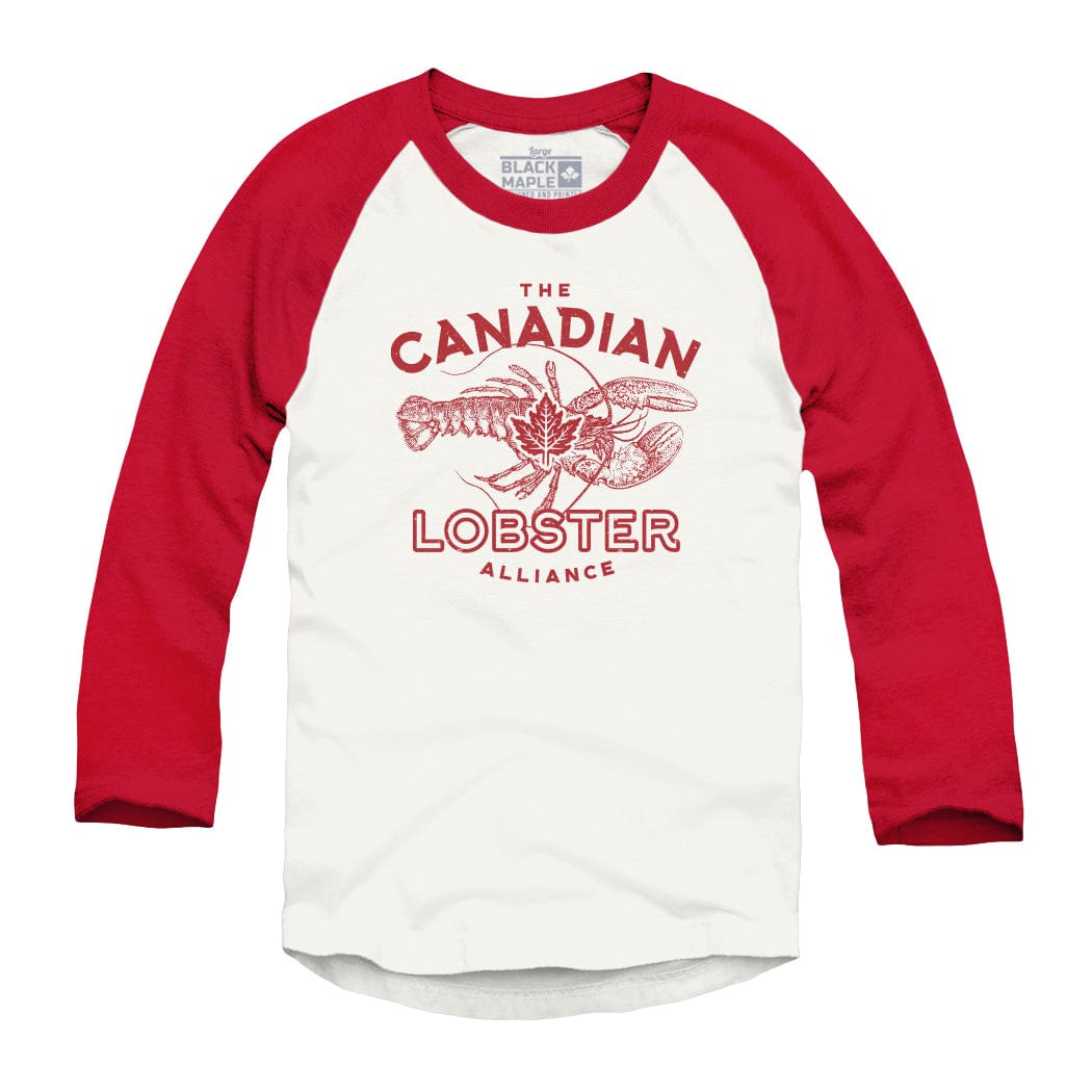 Canadian Lobster Alliance Raglan Baseball Shirt