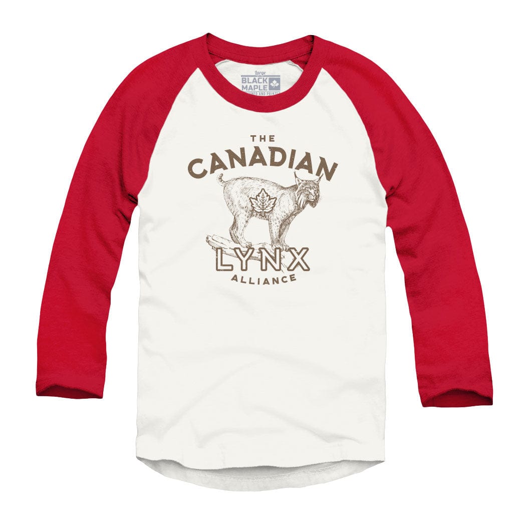 Canadian Lynx Alliance Raglan Baseball Shirt