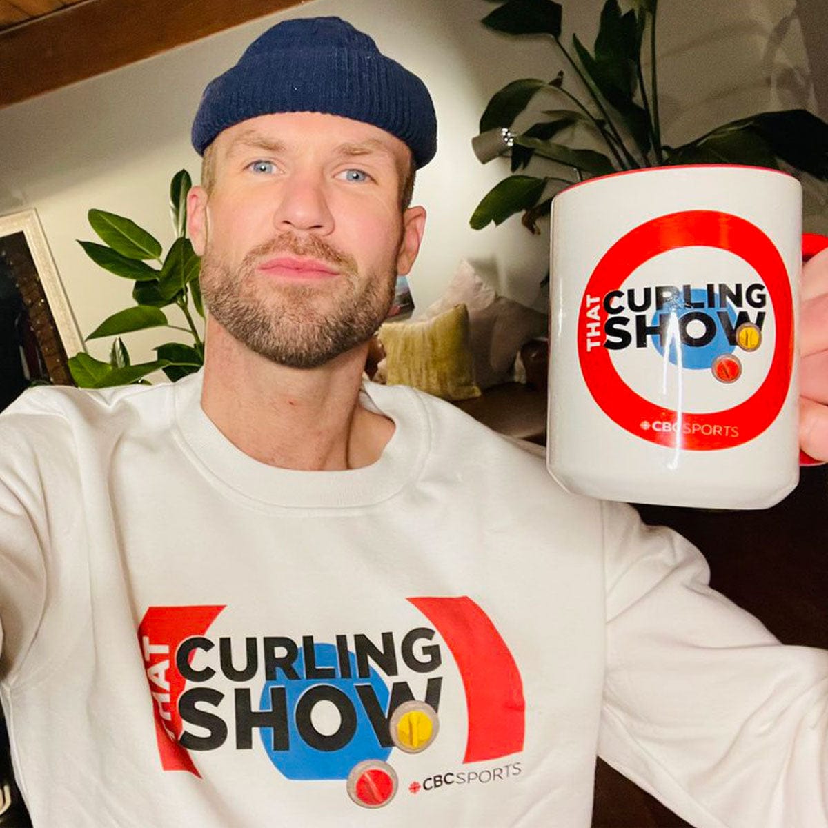 That Curling Show Colour Logo Crewneck Sweater