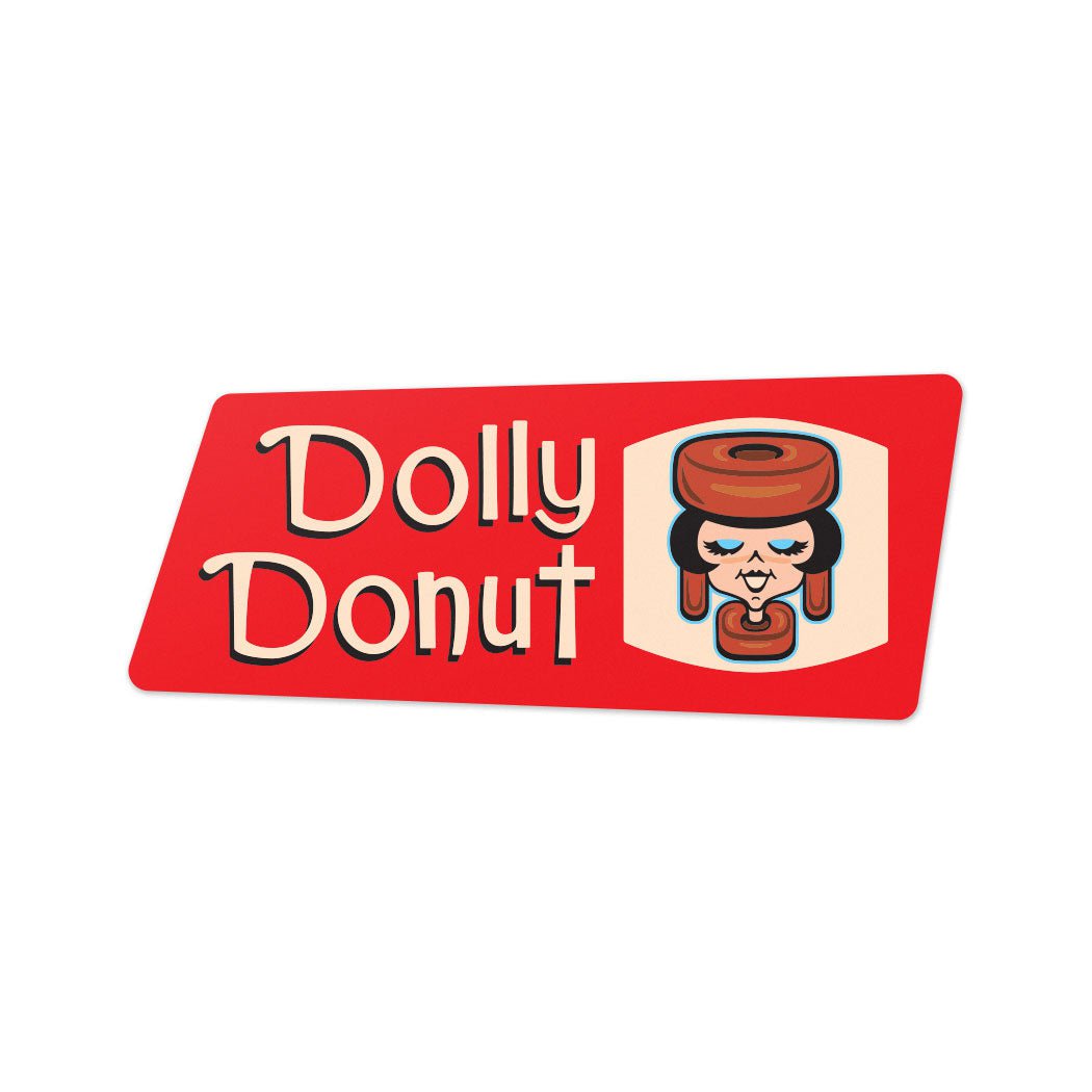 Dolly Donut Vinyl Sticker