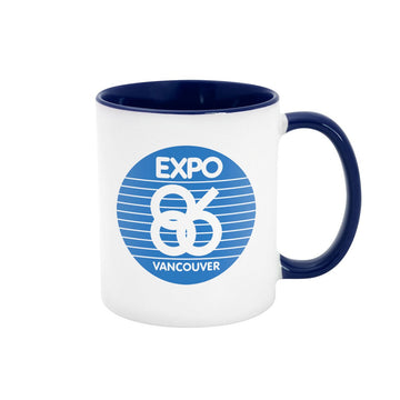 Expo 86 Retro Stripe Logo 11oz Mug